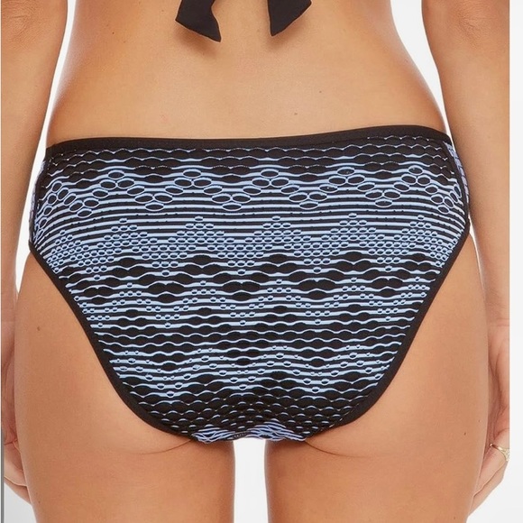 🏝️Becca by Rebecca Virtue Crochet Tab Side Hipster Bikini Bottom🏝️ NWOT - Picture 3 of 10